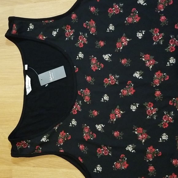 Reitmans floral print sheer tank top XL NWT - Picture 2 of 8